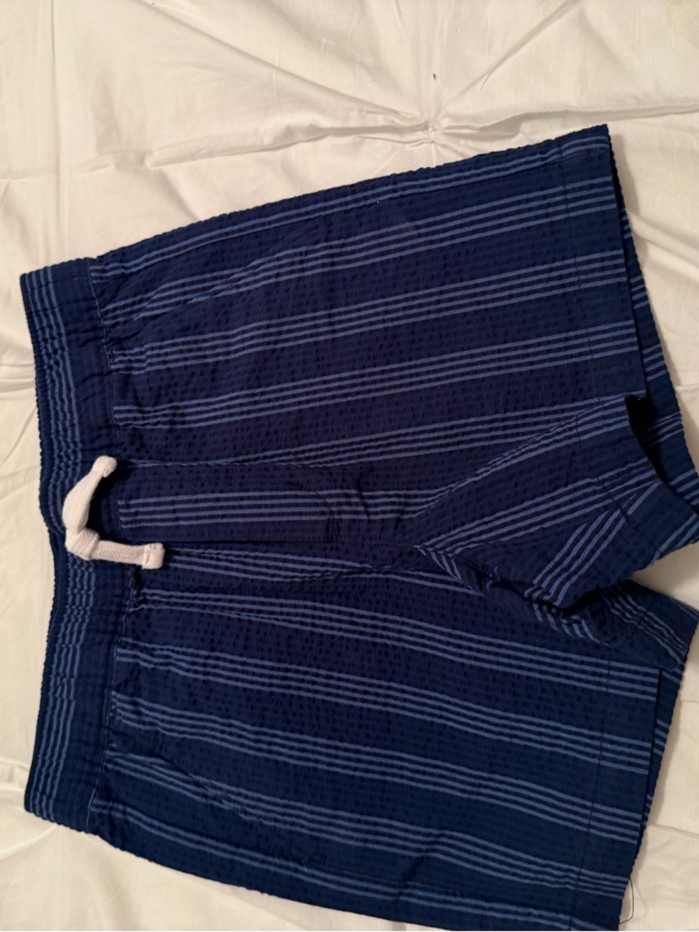 Janie and Jack Red, Navy & White 3 piece bundle shorts and tops - Picture 4 of 4